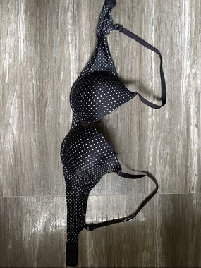 Maidenform Black Polka Dot T-Shirt Bra